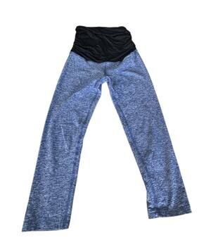 Beyond Yoga Beyond The Bump Blue Crop Maternity Leggings *Read*